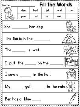 Suitable for kindergarten, preschool, prep, grades 1, 2 and 3. cvc words worksheets short u worksheets by little kindergarten