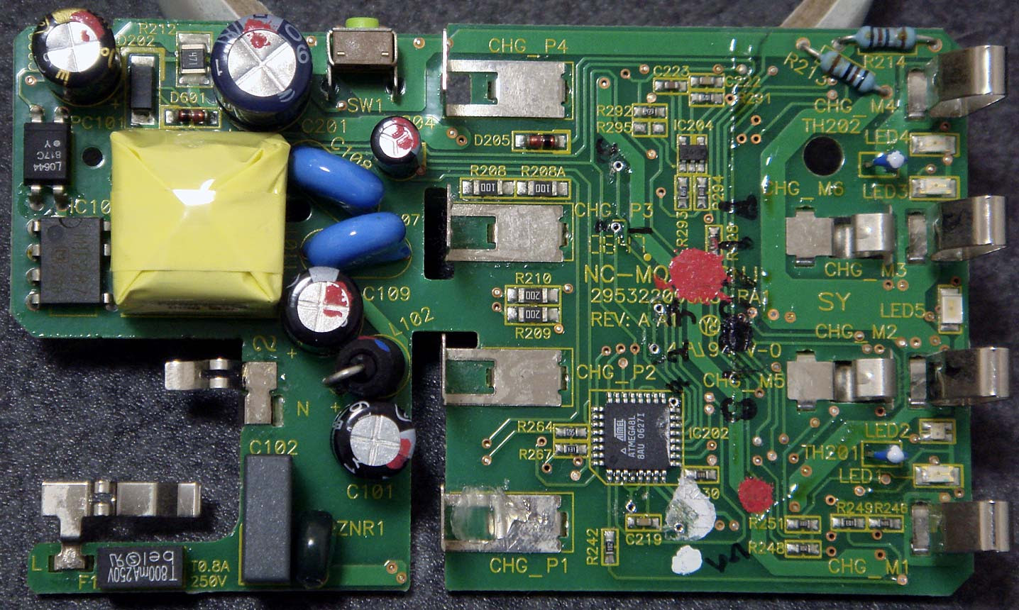 エネループ充電器nc Mr58の充電表示led増設