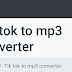 Mp3 Tiktok / From the internet pages, you can download tiktok audios, including music or the voice of the creators.