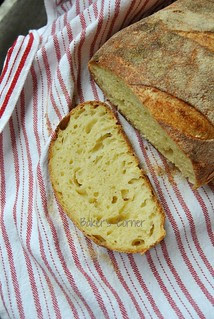 Semolina flour sourdough bread