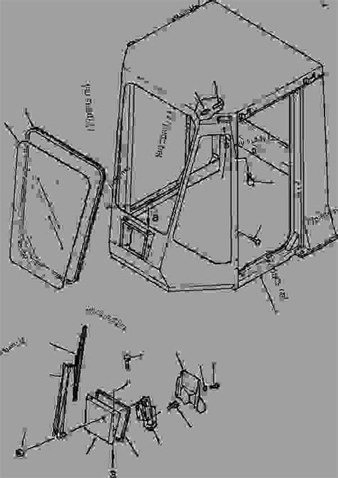 ROPS CAB (FRONT WINDSHIELD AND WIPER) - Wheel Loader