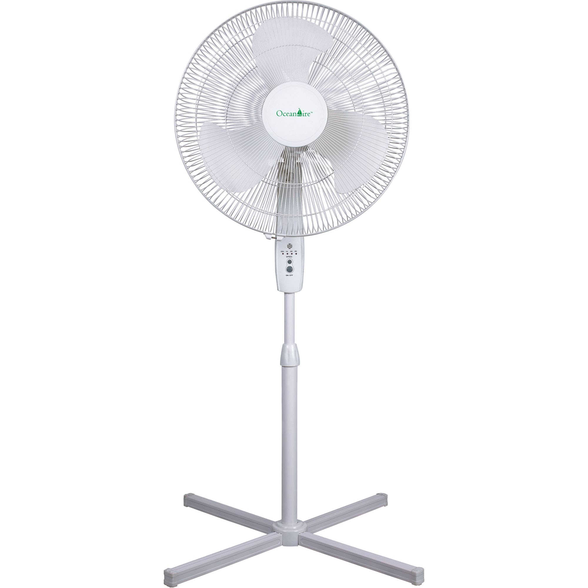 tesco silver standing fan