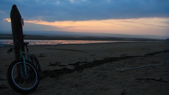Evening beachride.