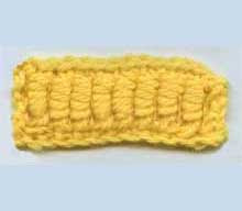 Download Bullion stitch or Roll Stitch. How to Crochet it.