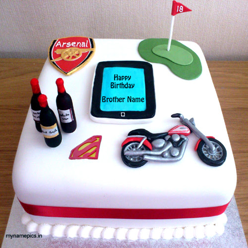 Write Name On Birthday Cake For Brother Profile Picture