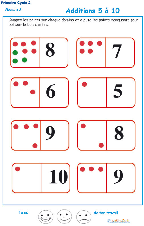 Fiche cp addition