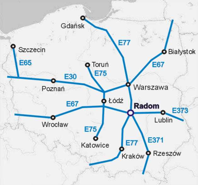 radom mapa polski Port Lotniczy Radom   Sadków   MAPY