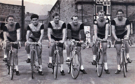 Wilson Cycles Race Team at Bradfield - 1950s