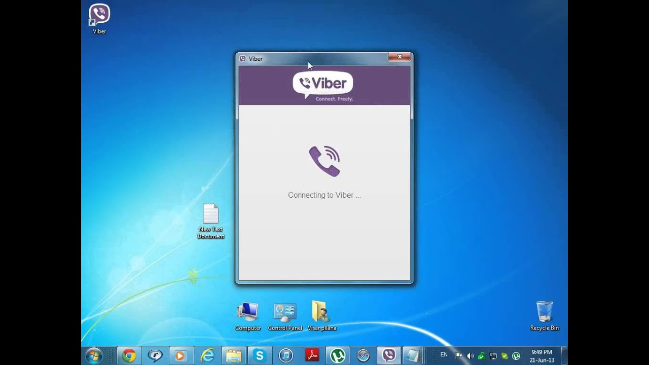 Viber for pc/Windows 7/8 - YouTube