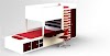 Best Master Furniture Zebra/ Gray 5 Piece Platform Bedroom Set