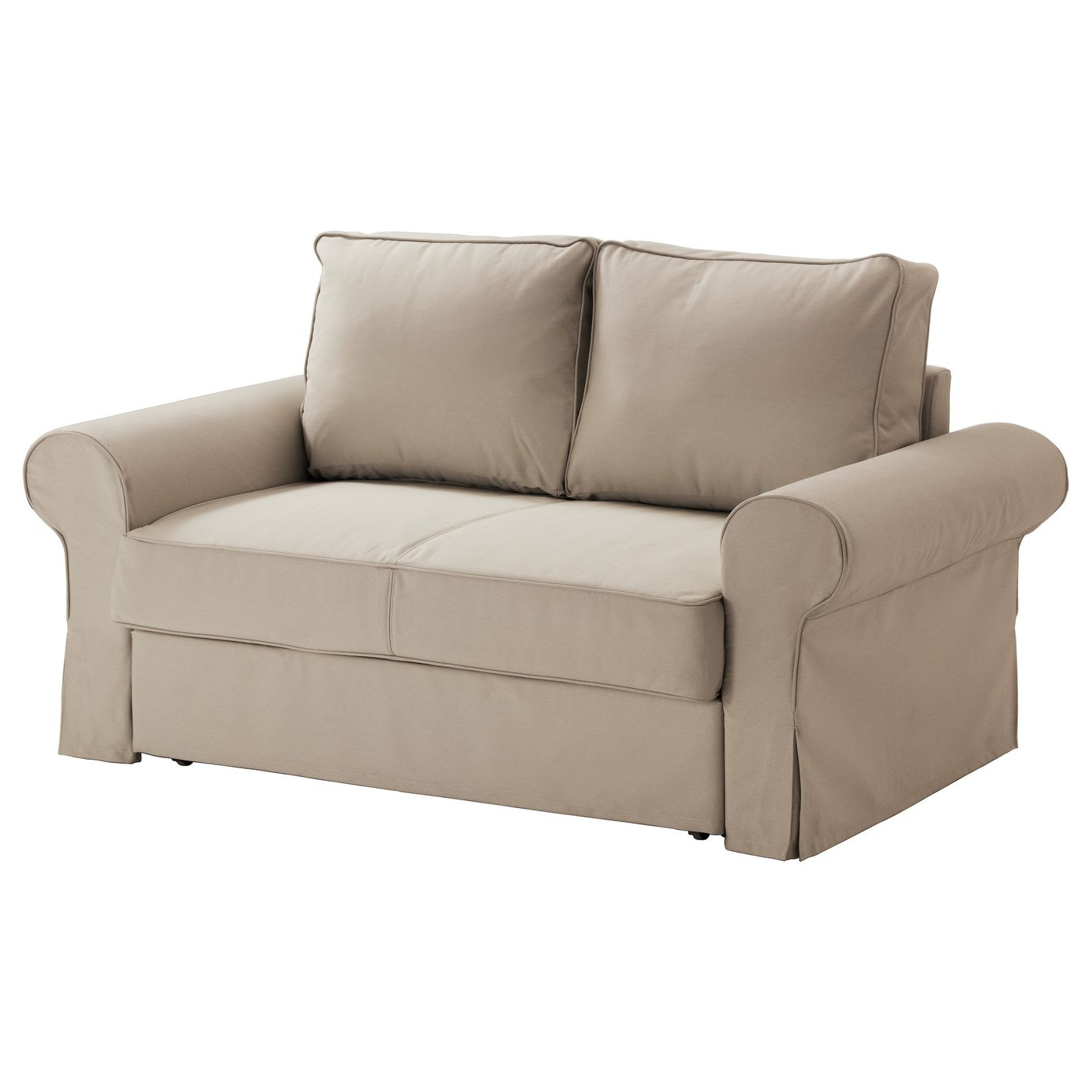 BACKABRO Two Seat Sofa Bed Ramna Beige IKEA