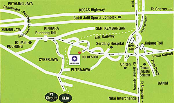 Image result for putrajaya map