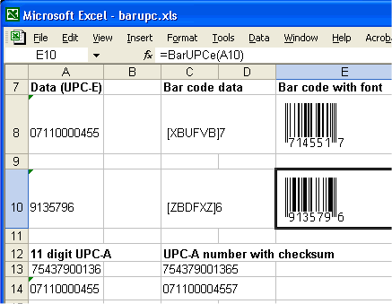Print Your Own UPC-A and UPC-E Labels From Word, Excel, or Access