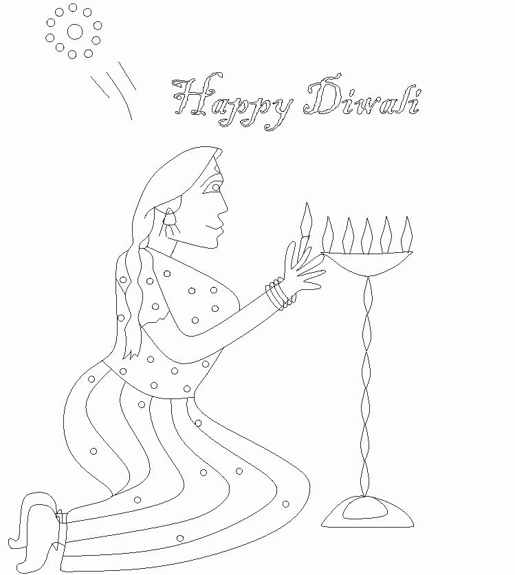 Free Diwali Coloring Sheets For Kids, Download Free Clip Art, Free Clip Art  on Clipart Library