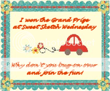 Sweet Sketch Wednesday (V modrem)