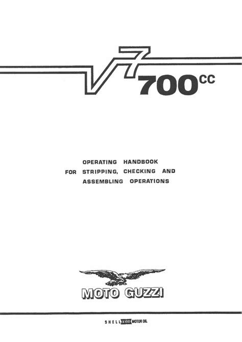 eBook Moto Guzzi V7 Classic Complete Workshop Repair Manual 2009 2011