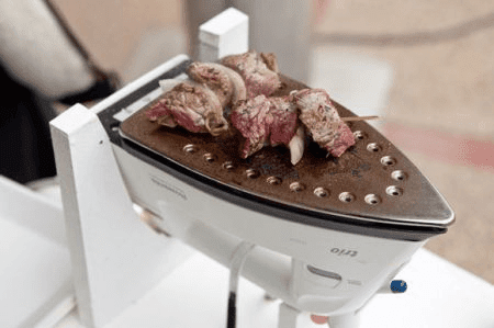 この発想はなかった コンパクトに楽しめるアイロンbbqコンロ Tasty q On An Iron Style4 Design