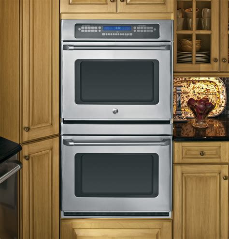 The humble microwave is like an atomic age dream that actually came true: GE CafÃ©â¢ Series 30" Built-In Double Convection Wall Oven