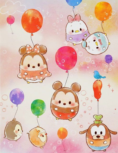 選択した画像 ゆるい 可愛い イラスト ツムツム 可愛い 壁紙