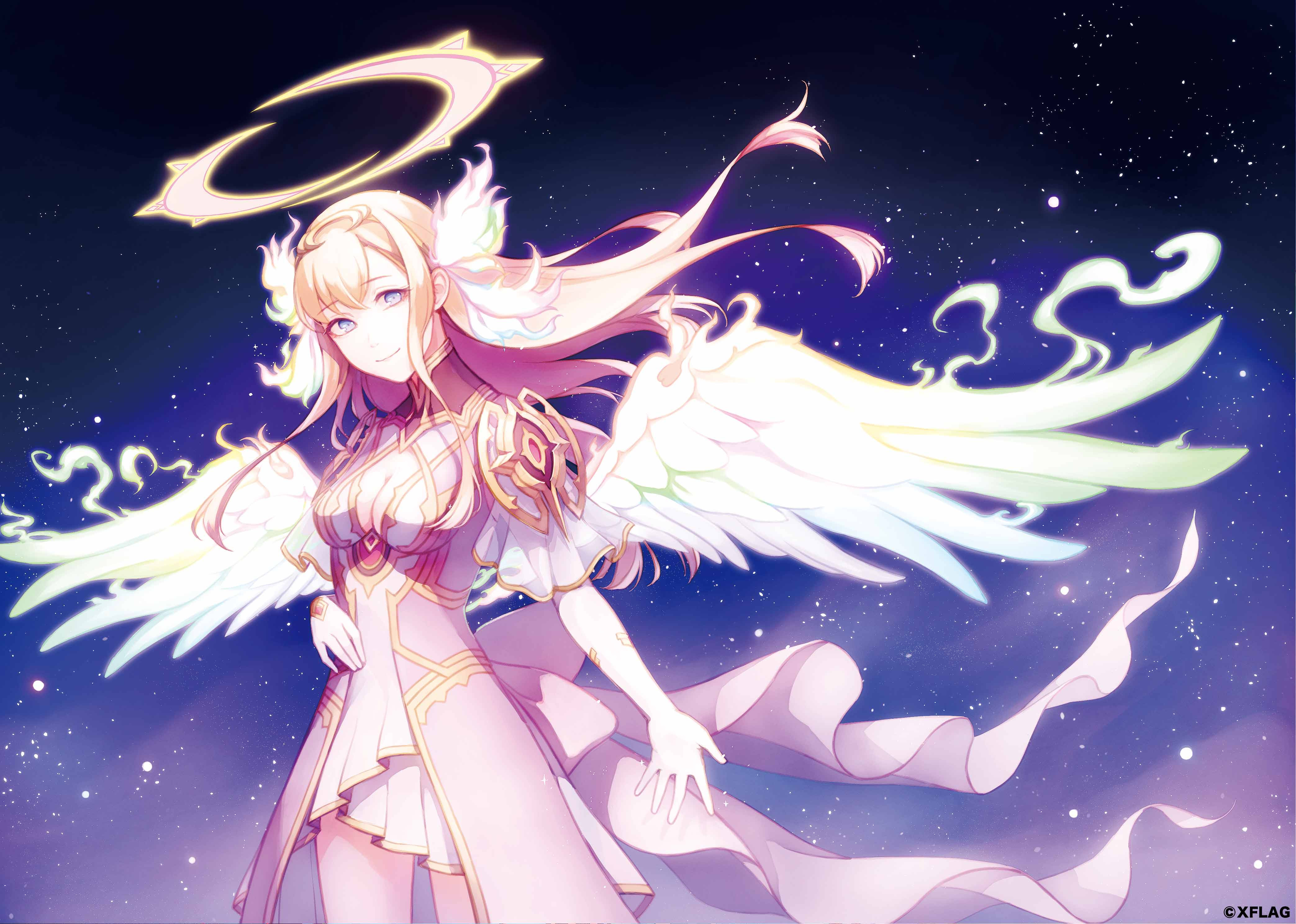 応援イラスト 微笑みかける 情愛の天使 マナ を追加 モンスト