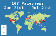 Locations of visitors to this page