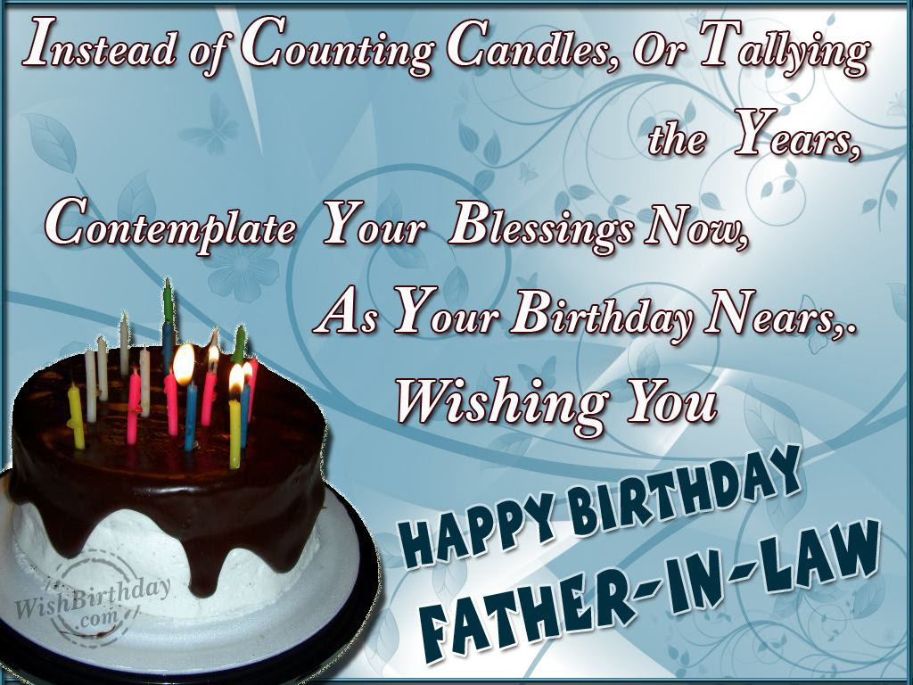 Happy Birthday To A Supportive Father-in-Law ...