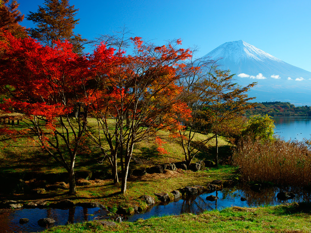 田貫湖 秋 富士山写真素材館