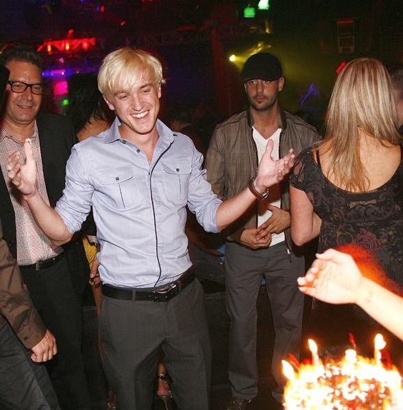 tom felton girlfriend. Tom Felton celebrates birthday