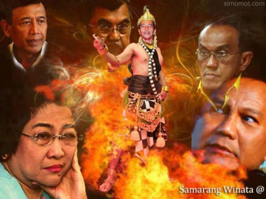 Gambar unik, lucu, dan kreatif tentang Jokowi