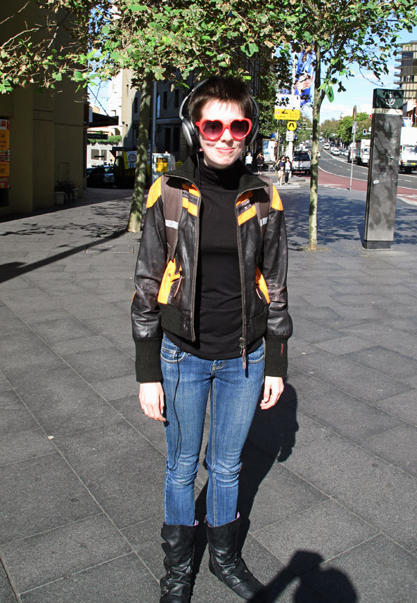 Lolita Sunglasses & Leather Jacket Sydney