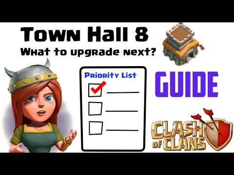 Clash Of Clan-TH8 Upgrade Priority Guide