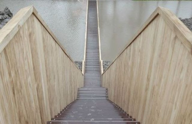 Unusual Sunken Bridge