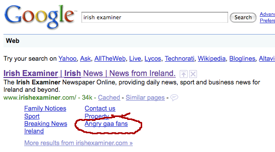 funny google. hahaha. a lovely Google AI