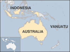 Mapa Pacífico Sur 