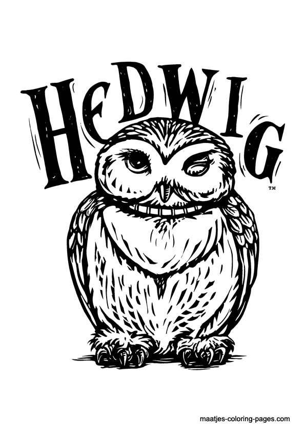 harry potter coloring page