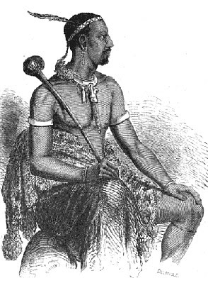 Sketch of King Moshoeshoe I by Eugène Casalis