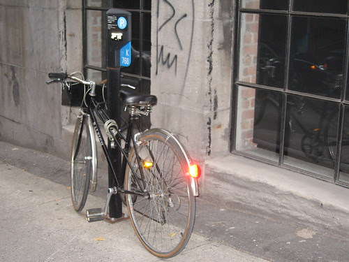 Bike parked