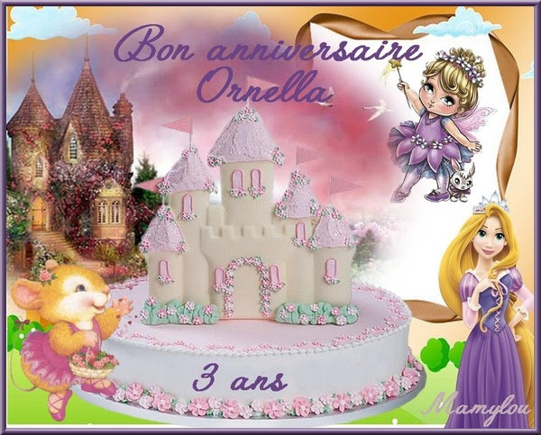 Bon Anniversaire Ornella 3 Ans