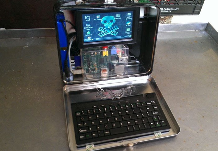 Raspberry Pi Lunchbox Laptop Computer video Raspberry Pi Lunchbox Laptop Computer video