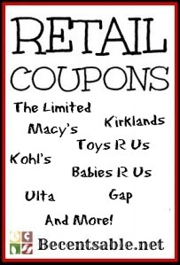 Kirklands Coupons: The Limited, Macy's, Gap, Kohl's And More