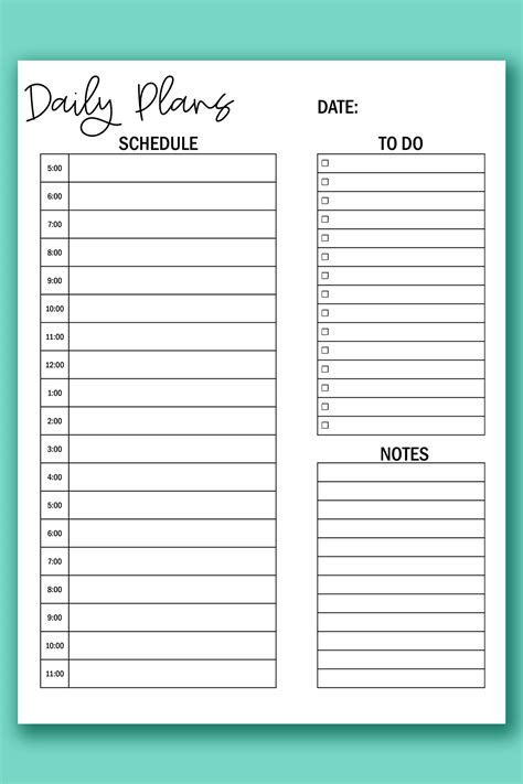  printable hourly calendar set daily and weekly hourly calendars