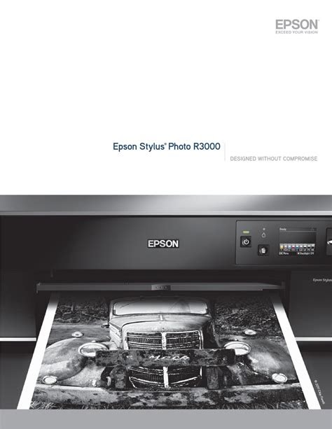 PDF Epson Stylus Photo R3000 User Manual