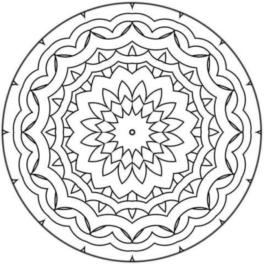 Mandalas for BEGINNERS  Mandala 17