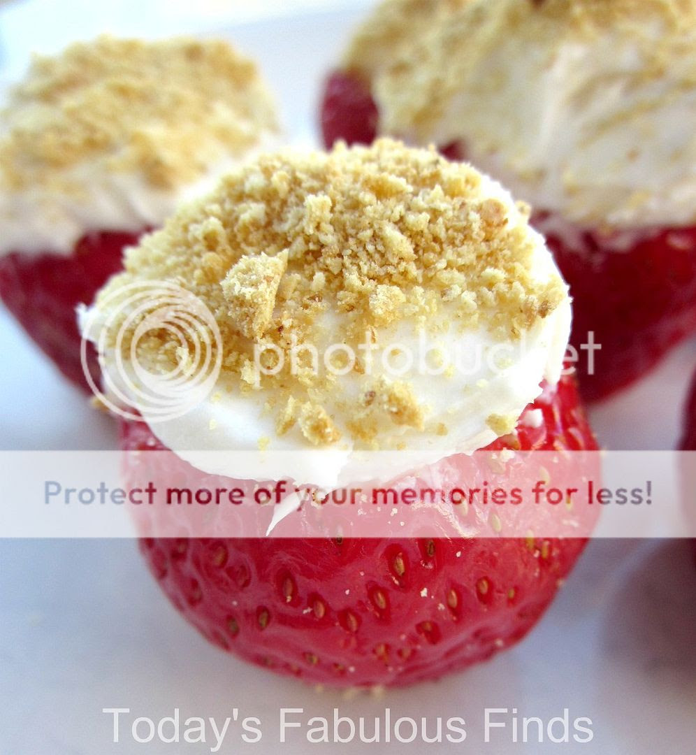 Cream Cheese Stuffed Strawberries