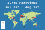 Locations of visitors to this page