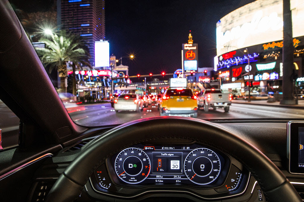 Audi Traffic Light Information system dash