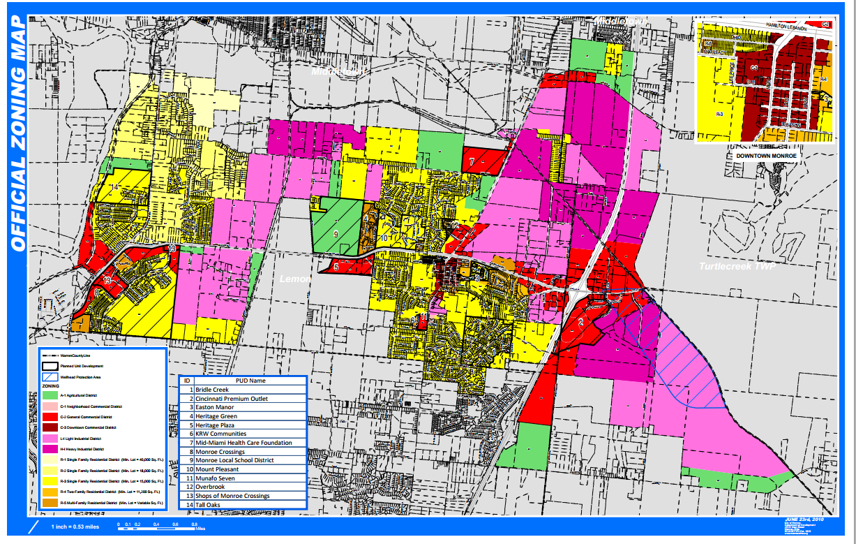 City Of Monroe Zoning Map Four Ordinances to Advance Monroe Schools Money