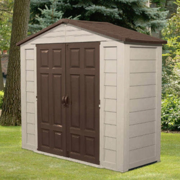 New Suncast 7 5 x 3 Yard Garden Storage Shed Building with Floor