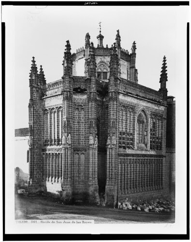 Monasterio de San Juan de los Reyes (Toledo) en el siglo XIX. Fotografía de Jean Laurent. The Library of Congress of the United States of America