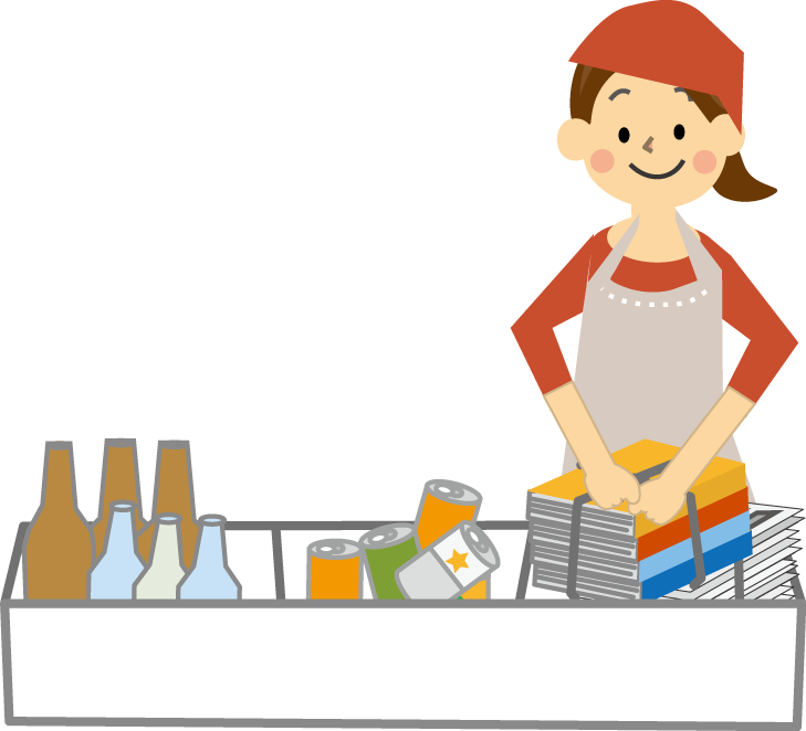 大掃除 片付けのイラスト 無料イラスト フリー素材